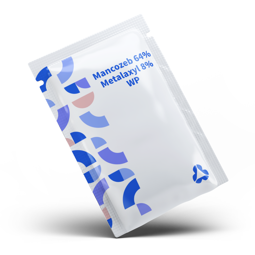 Mancozeb 64% + Metalaxyl 8% WP